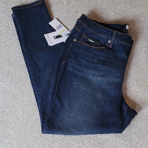 Nine West Denim - Nine West Mid Rise Skinny Denim Jeans Size 18W